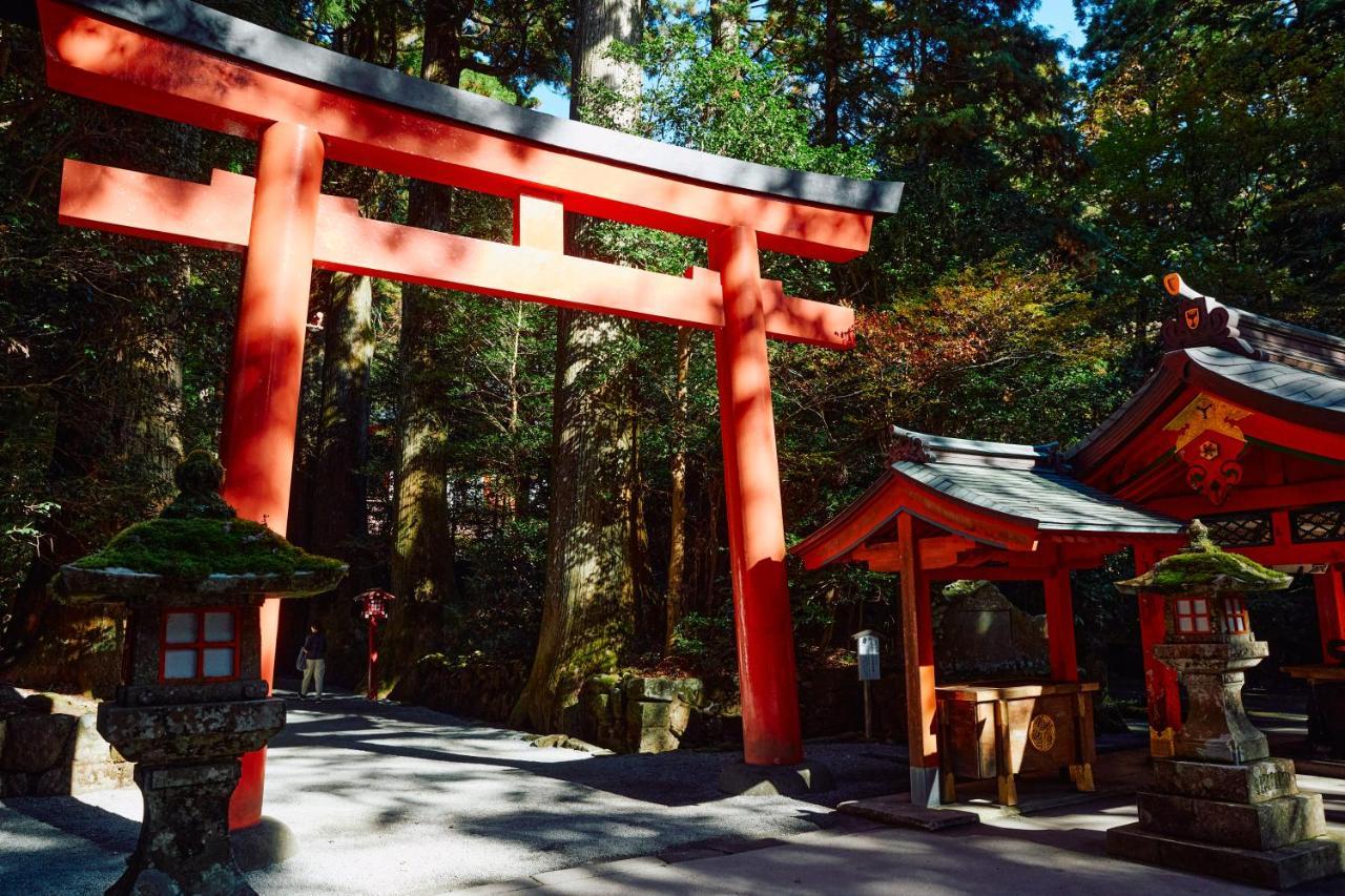 Villa Hakone Kabuto 古民家旅館 150平米 バス停迄一分 準天然温泉 最大12名 Zewnętrze zdjęcie
